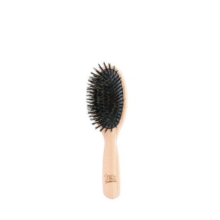 Spazzola Ovale Grande con Setole in Cinghiale e Nylon | Ideale per Cura delle Extension